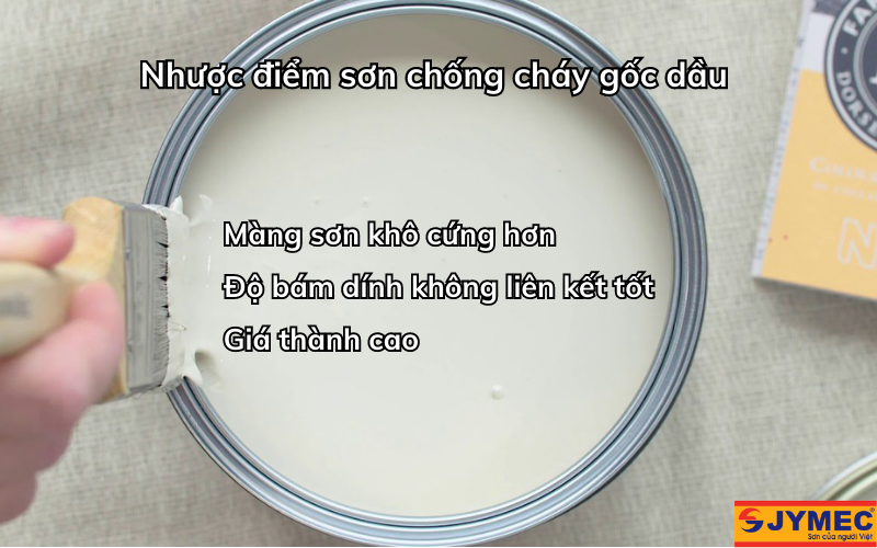 Sơn gốc dầu có nhược điểm gì?