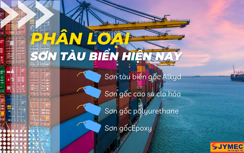 Phân loại sơn dùng cho tàu thuyền