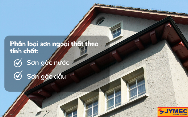 Phân loại theo tính chất sơn