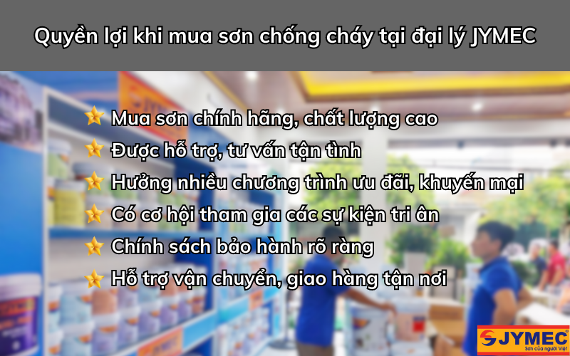 Quyền lợi khách hàng khi mua sơn tại đại lý JYMEC