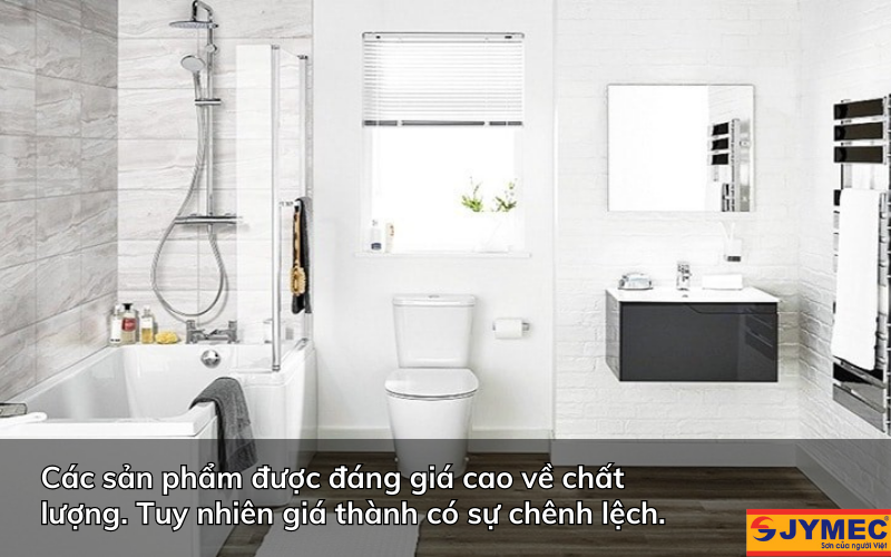So sánh sơn chống thấm nhà vệ sinh JYMEC với các hãng khác