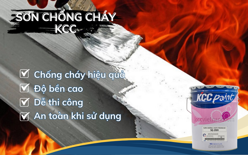 sơn chống cháy KCC