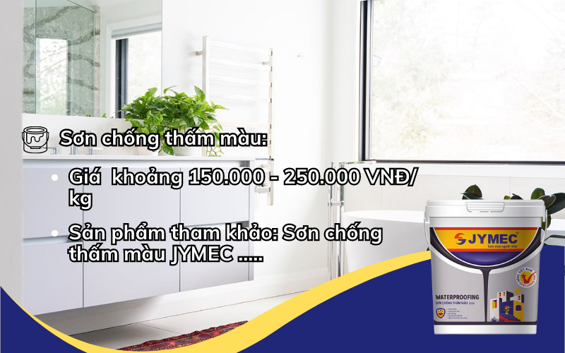 Sơn chống thấm màu