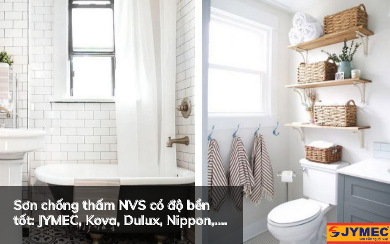 Các loại sơn chống thấm nhà vệ sinh có độ bền tốt