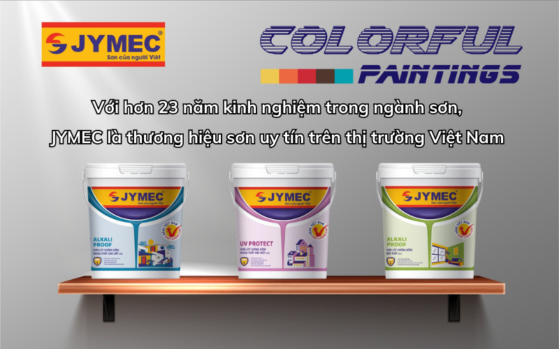JYMEC là hãng sơn uy tín, giá tốt