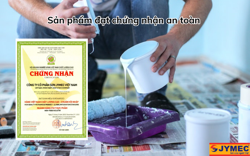 Sản phẩm phải có chứng nhận an toàn