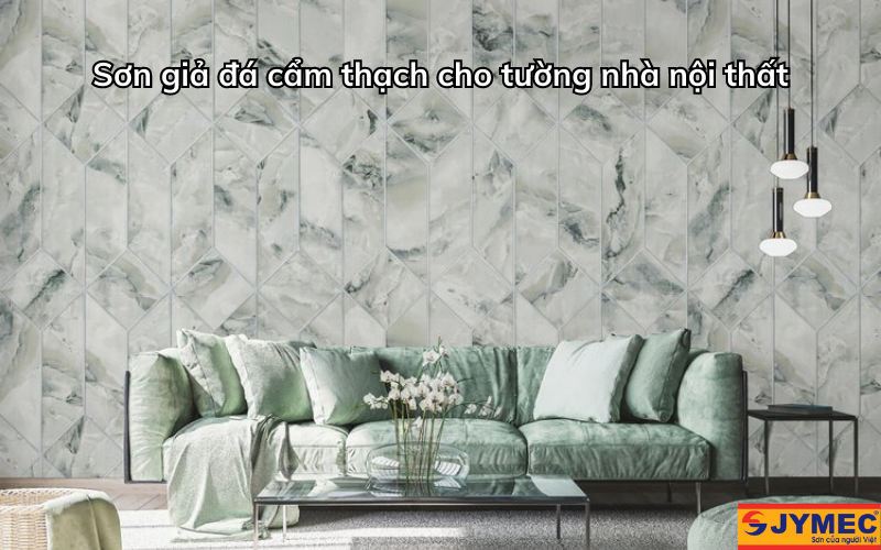 Ứng dụng sơn giả đá cẩm thạch cho nội thất