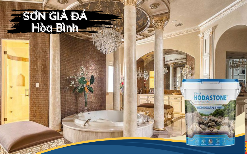 Sơn giả đá giá rẻ, chất lượng Hòa Bình