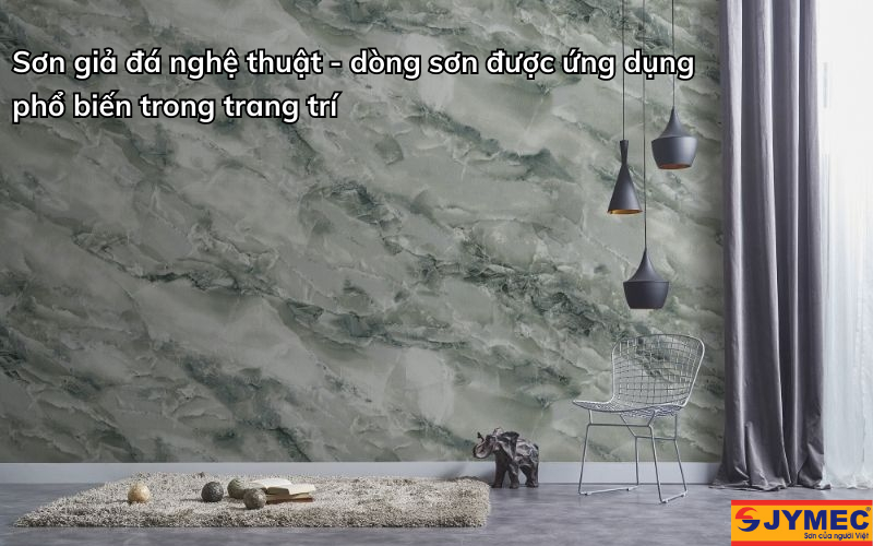 Sơn giả đá được ứng dụng trong trang trí