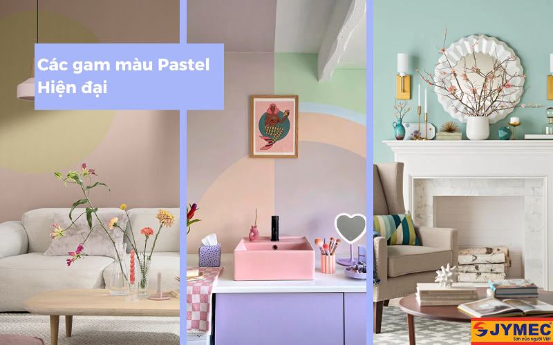 Gam màu Pastel hiện đại