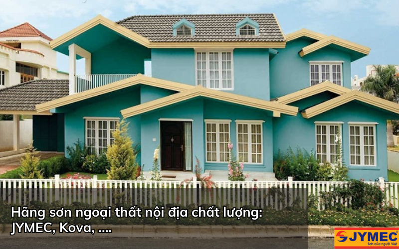 Một số thương hiệu sơn ngoại thất nội địa chất lượng