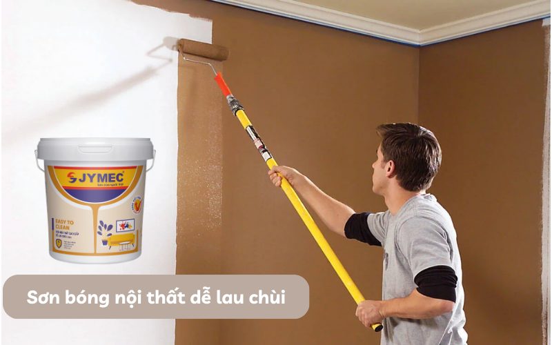 Sơn dễ lau chùi JYMEC giúp chống nấm mốc hiệu quả