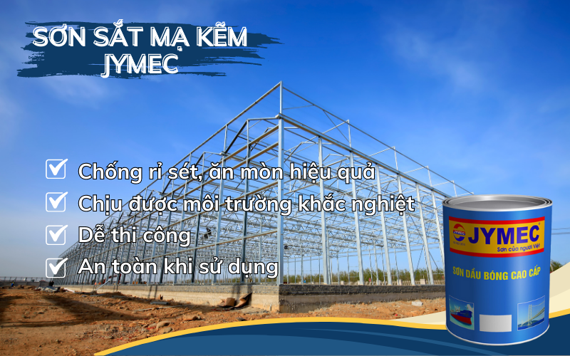Sơn sắt mạ kẽm JYMEC