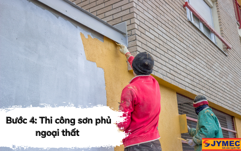 Thi công sơn phủ ngoại thất
