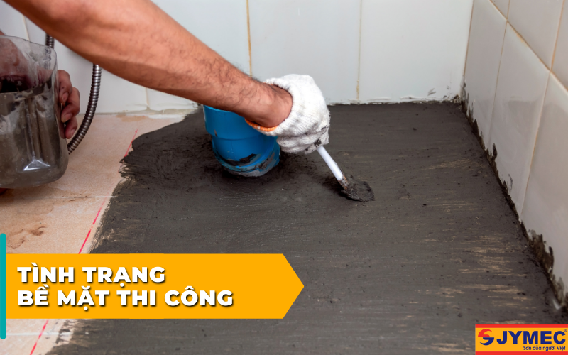 Tình trạng bề mặt nhà vệ sinh ảnh hưởng tới giá cả thi công