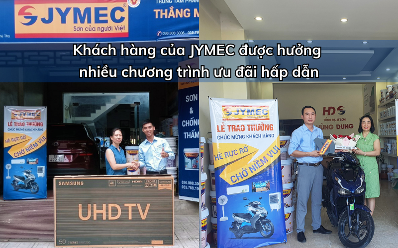 JYMEC có nhiều chương trình tri ân khách hàng