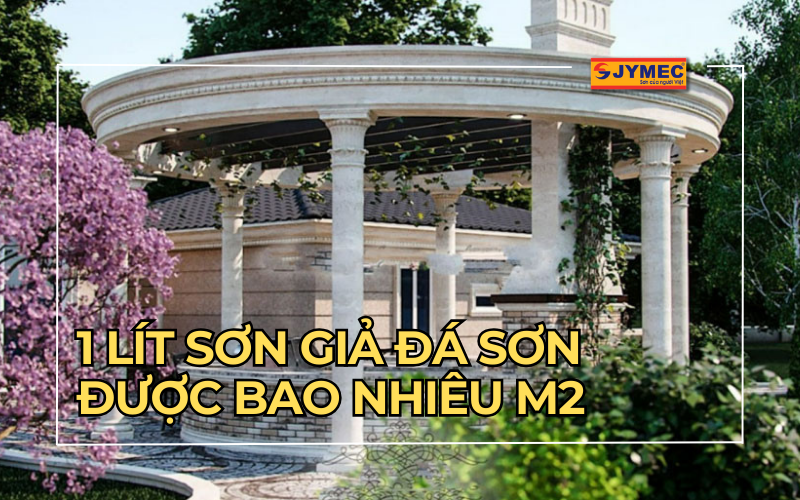 1 lít sơn giả đá sơn được bao nhiêu m2 ?