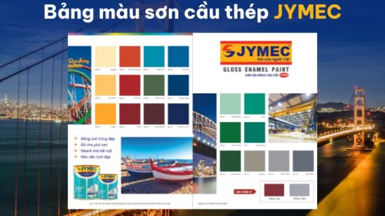 Bảng màu sơn tàu biển JYMEC mới nhất