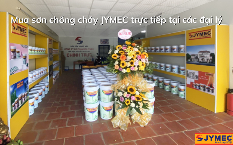 Mua tại các đại lý phân phối sơn chống cháy JYMEC