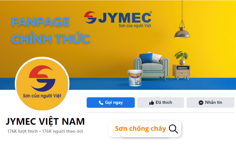 Mua sơn chống cháy JYMEC qua Fanpage