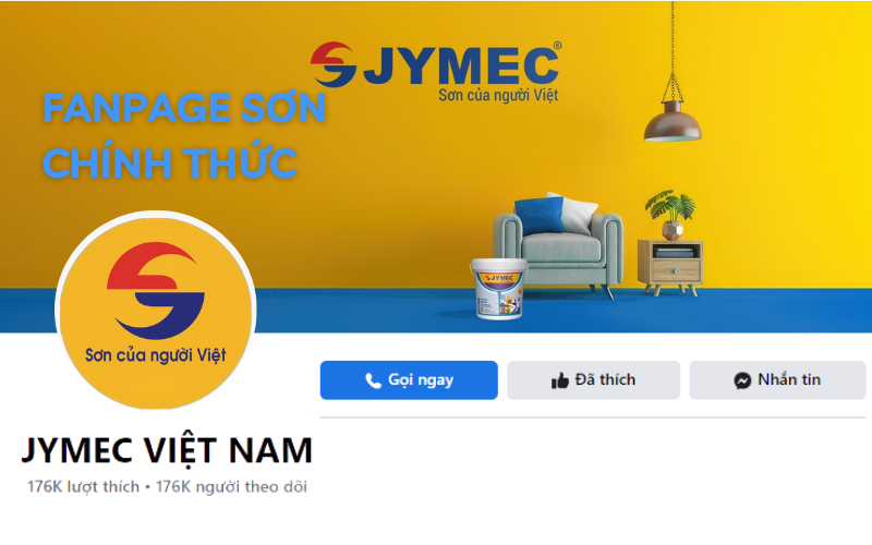 Liên hệ với hãng sơn qua fanpage chính thức Liên hệ với hãng sơn qua fanpage chính thức