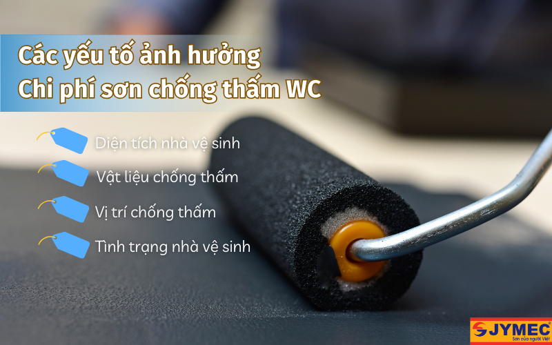 Yếu tố ảnh hưởng tới chi phí chống thấm WC