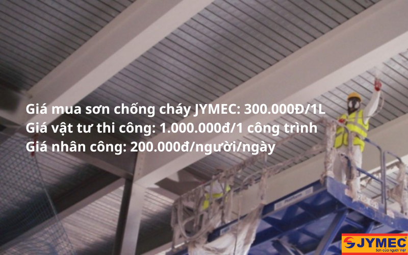 Chi phí sơn chống cháy JYMEC tại Hà Nội