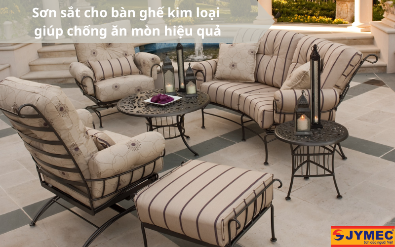 Sơn sắt giúp hạn chế tối đa tình trạng han gỉ