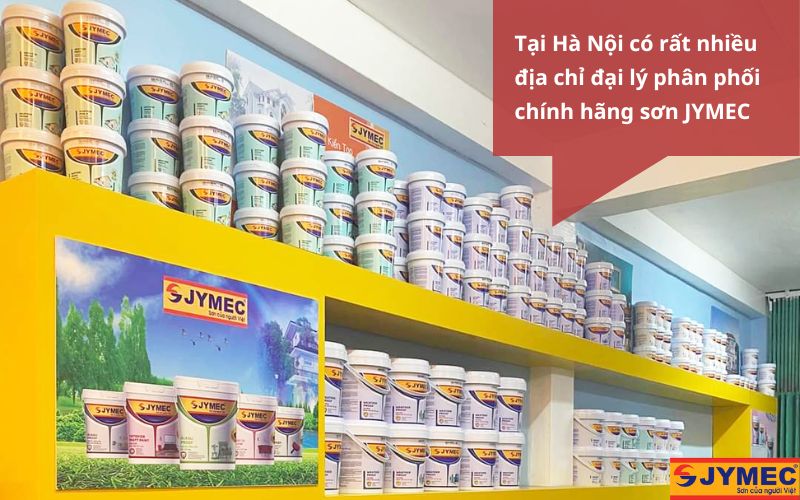 Các địa chỉ đại lý sơn JYMEC khu vực Hà Nội