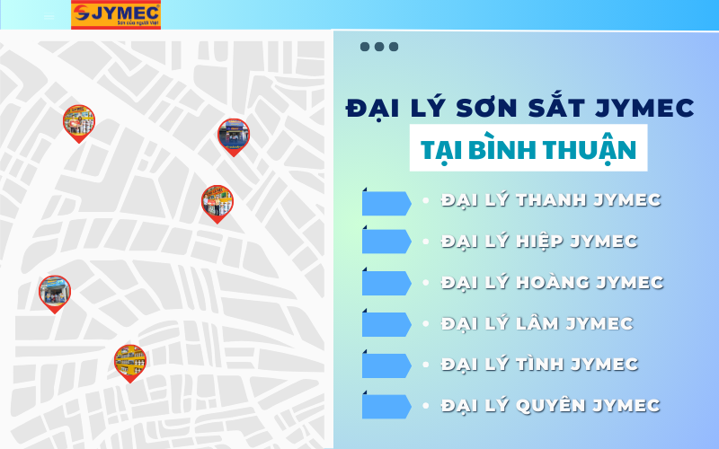 Đại lý sơn sắt JYMEC tại Bình Thuận