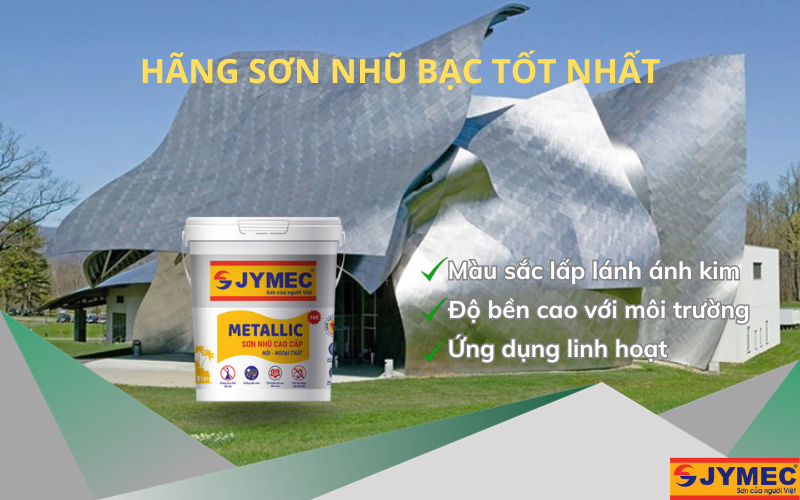 Hãng sơn JYMEC có sản phẩm nhũ bạc chất lượng