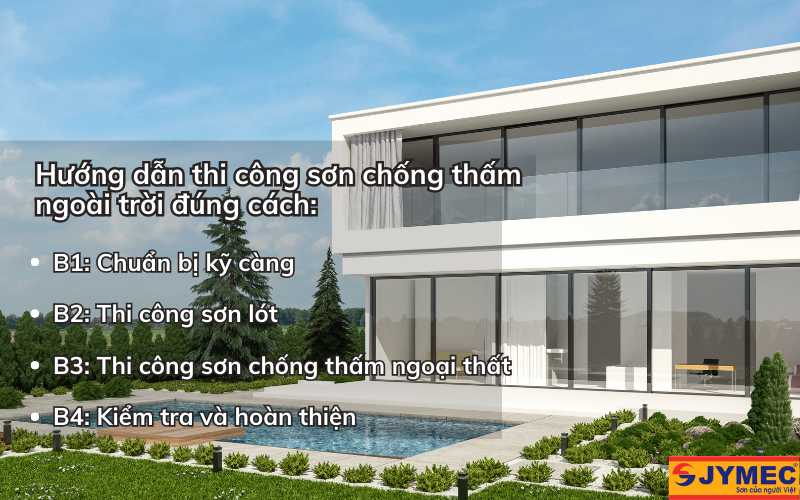 Thi công sơn chống ngoài trời hiệu quả cao
