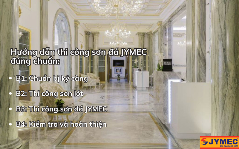 Hướng dẫn cách thi công sơn đá JYMEC đúng chuẩn