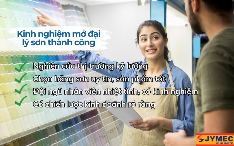 Kinh nghiệm mở đại lý sơn thành công Kinh nghiệm mở đại lý sơn thành công