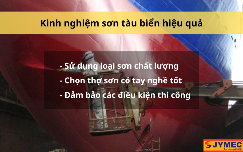 Sơn tàu biển hiệu quả với 3 kinh nghiệm cơ bản