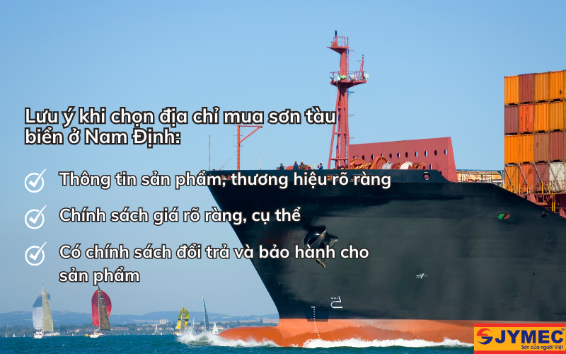 Lưu ý khi chọn địa chỉ mua sơn tàu biển ở Nam Định
