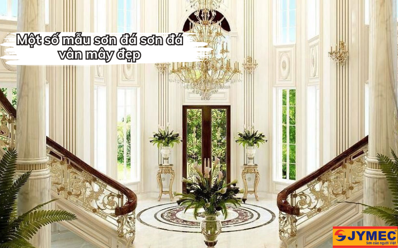 Sơn giả đá trang trí sảnh chờ sang trọng