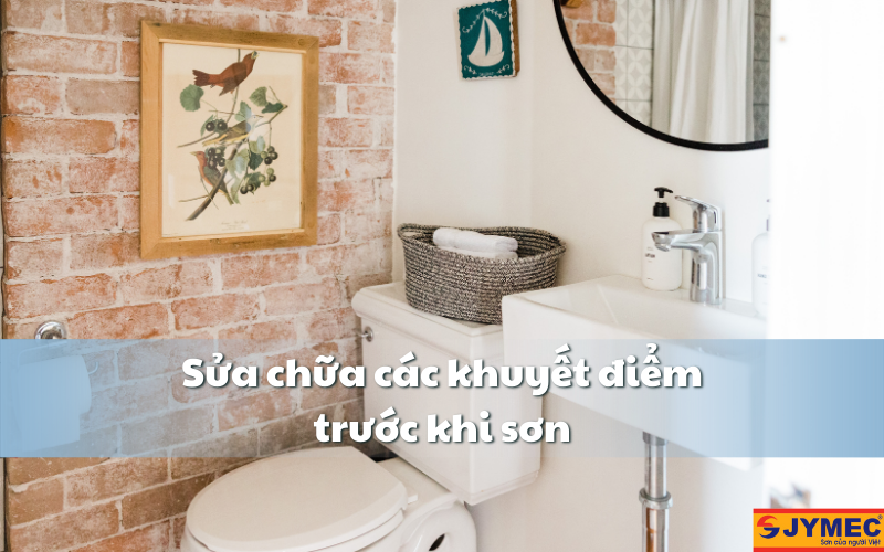 Cần chú ý tới các khuyết điểm khi sơn chống thấm WC