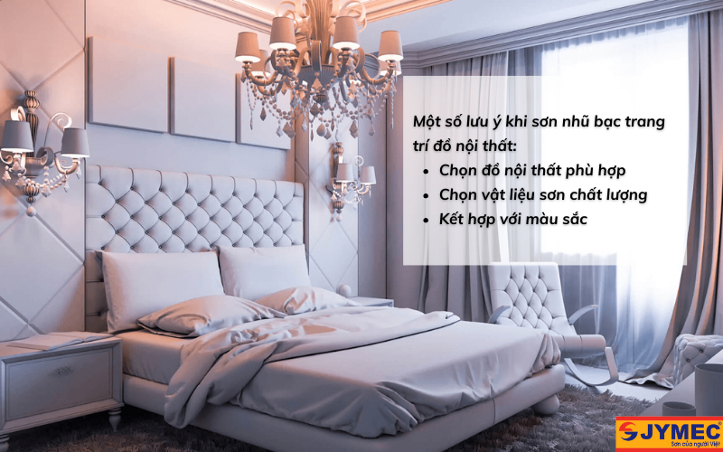 Một số lưu ý khi sơn nhũ bạc