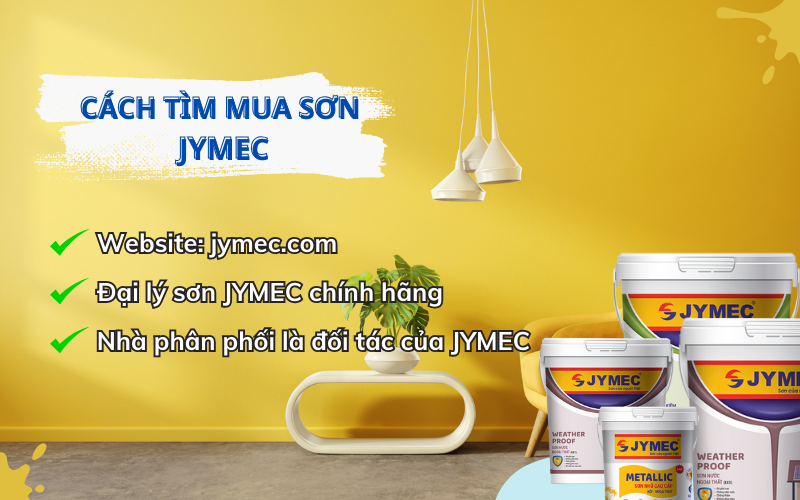 Mua sơn JYMEC ở đâu chính hãng, đảm bảo chất lượng