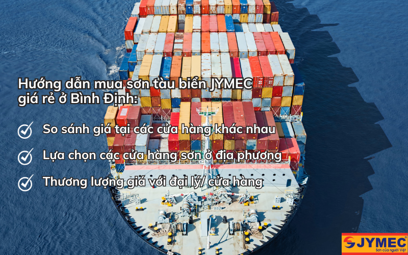 Cách mua sơn tàu biển JYMEC giá rẻ ở Bình Định
