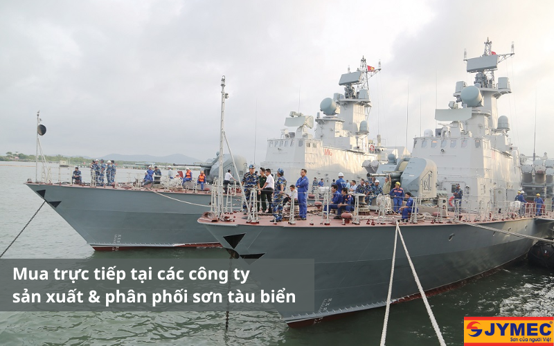 Khách hàng có thể mua sơn tàu biển tại các công ty sơn