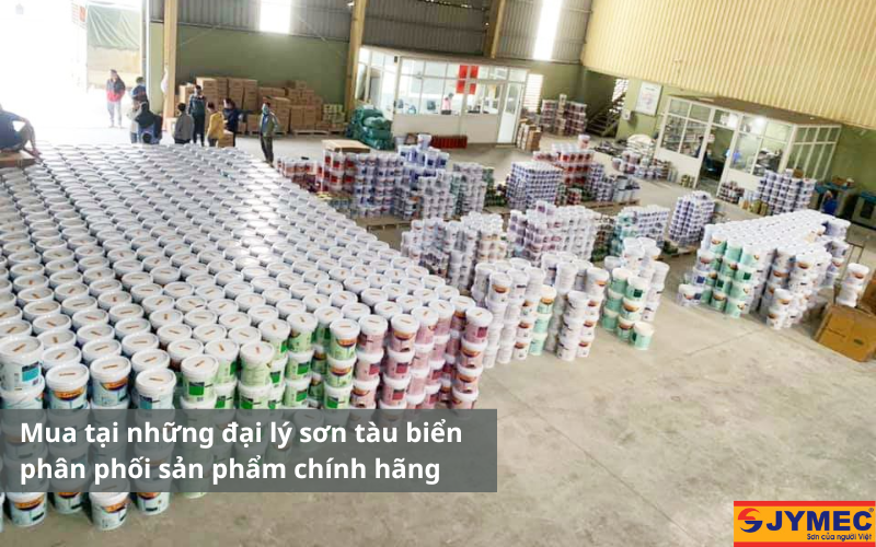 Mua hàng tại các đại lý phân phối sơn tàu biển