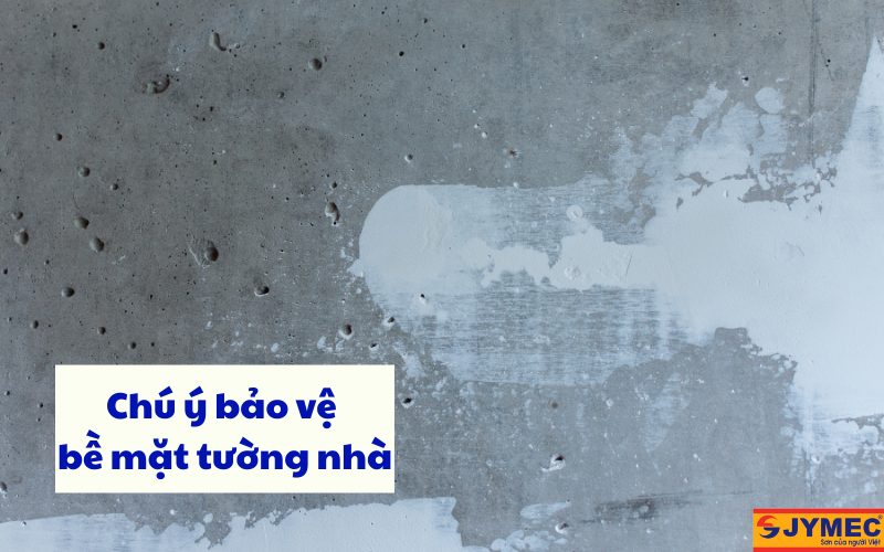 Cần quan tâm tới bề mặt tường nhà để lớp sơn nội thất đẹp