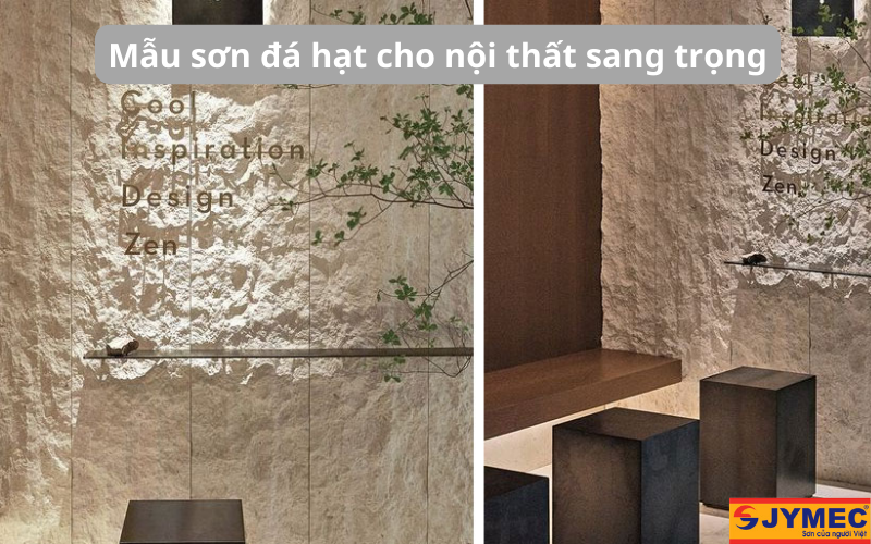 Sơn đá hạt chống ẩm tốt giúp tường nhà đẹp tự nhiên sang trọng
