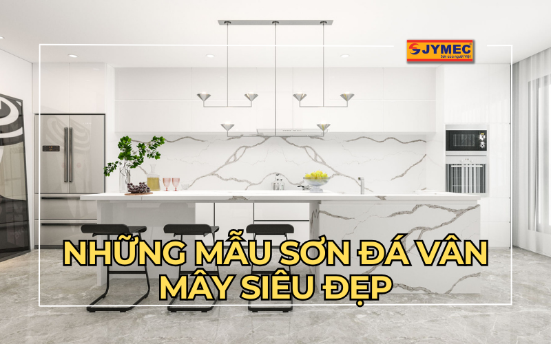 Sơn đá vân mây siêu đẹp, thu hút mọi ánh nhìn