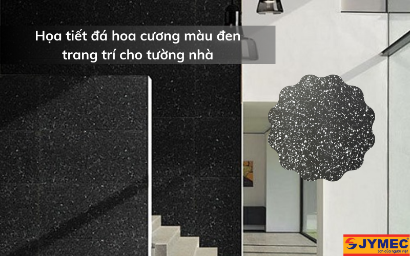 Dòng sơn đá hoa cương màu đen