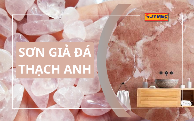 Ứng dụng sơn giả đá thạch anh tạo không gian nghệ thuật