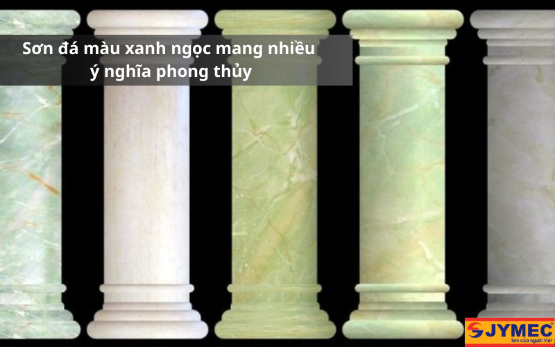 Ý nghĩa màu xanh ngọc của sơn giả đá