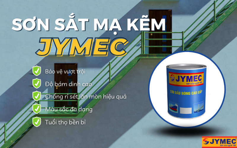 Sơn sắt mã kẽm JYMEC